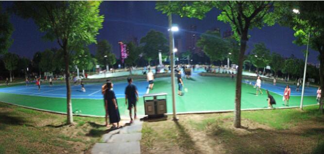 襄陽紫貞公園籃球場(chǎng)終于改造成功了